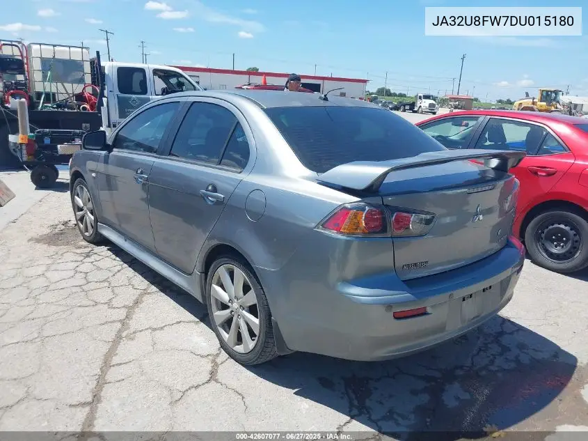 2013 Mitsubishi Lancer Gt VIN: JA32U8FW7DU015180 Lot: 42607077
