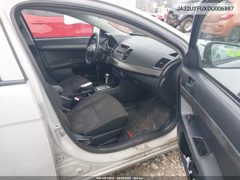 2013 Mitsubishi Lancer Es VIN: JA32U2FUXDU006887 Lot: 42619092