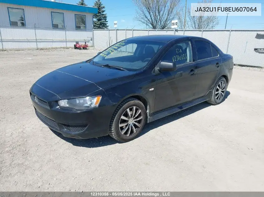 2014 Mitsubishi Lancer De VIN: JA32U1FU8EU607064 Lot: 12310355