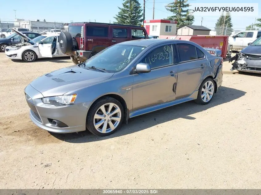 2014 Mitsubishi Lancer Ralliart VIN: JA32V6FV9EU604595 Lot: 30065940