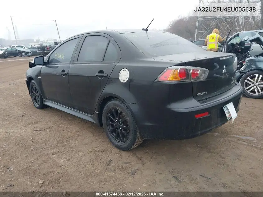 2014 Mitsubishi Lancer Es VIN: JA32U2FU4EU005638 Lot: 41574458