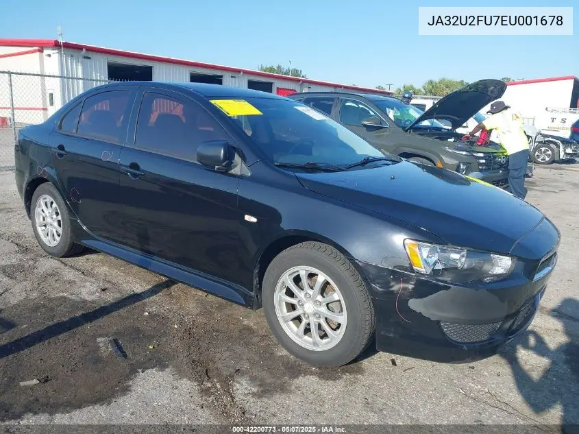 2014 Mitsubishi Lancer Es VIN: JA32U2FU7EU001678 Lot: 42200773