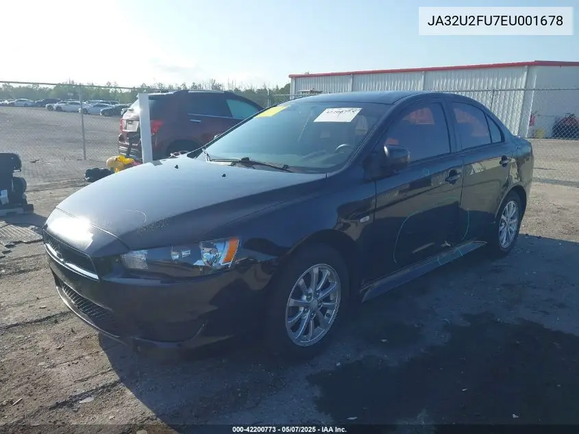 2014 Mitsubishi Lancer Es VIN: JA32U2FU7EU001678 Lot: 42200773