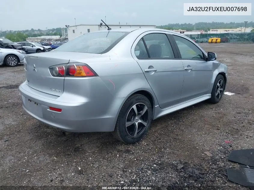 2014 Mitsubishi Lancer Es VIN: JA32U2FUXEU007698 Lot: 42245112