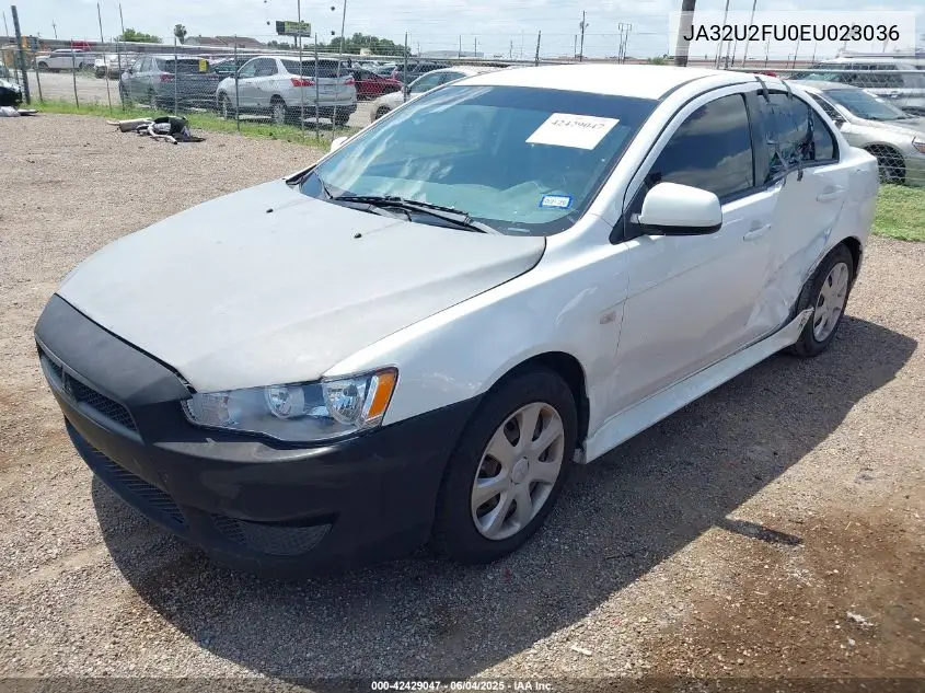 2014 Mitsubishi Lancer Es VIN: JA32U2FU0EU023036 Lot: 42429047