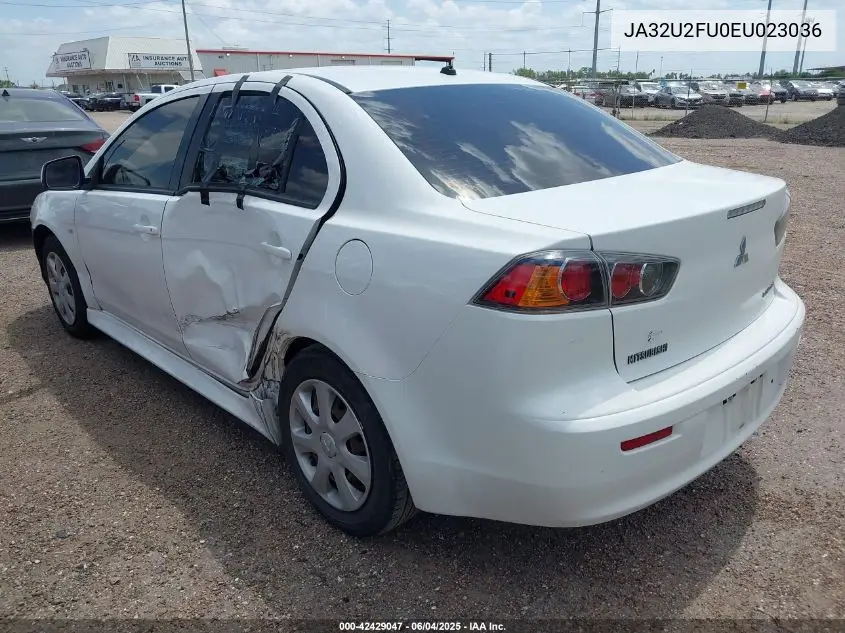 2014 Mitsubishi Lancer Es VIN: JA32U2FU0EU023036 Lot: 42429047