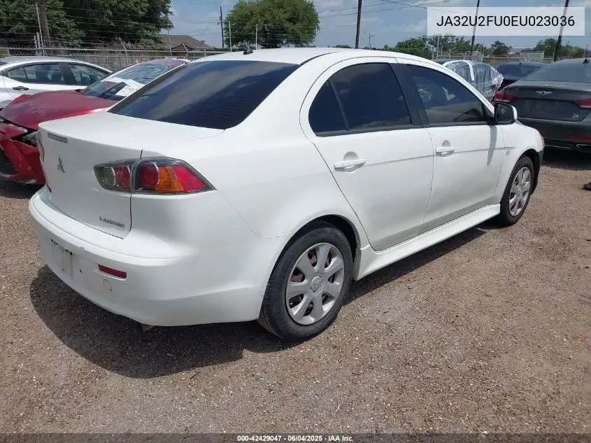 2014 Mitsubishi Lancer Es VIN: JA32U2FU0EU023036 Lot: 42429047
