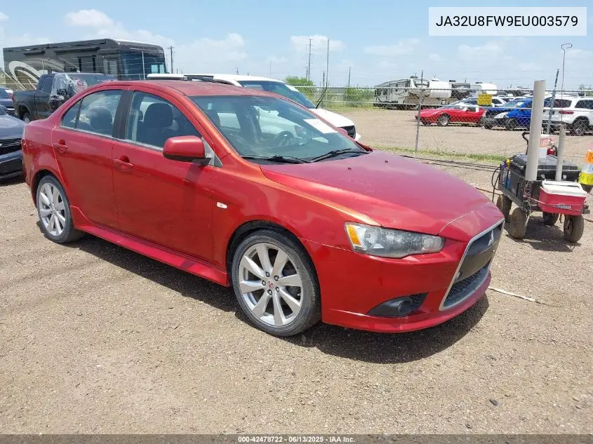 2014 Mitsubishi Lancer Gt VIN: JA32U8FW9EU003579 Lot: 42478722