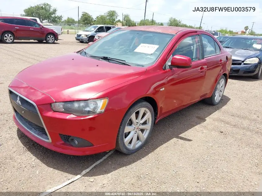 2014 Mitsubishi Lancer Gt VIN: JA32U8FW9EU003579 Lot: 42478722
