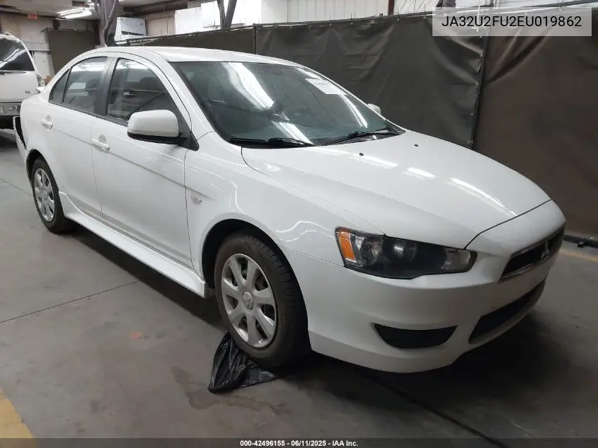 2014 Mitsubishi Lancer Es VIN: JA32U2FU2EU019862 Lot: 42500446