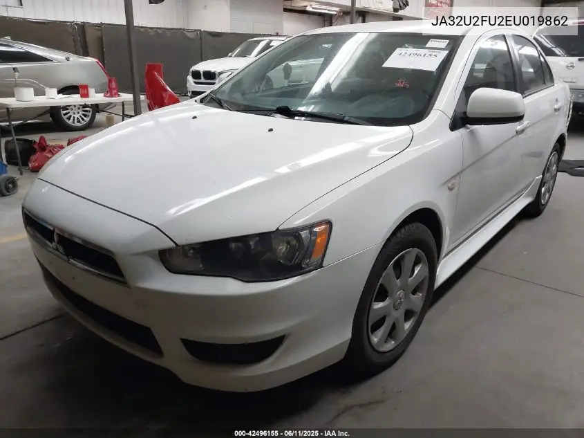 2014 Mitsubishi Lancer Es VIN: JA32U2FU2EU019862 Lot: 42500446