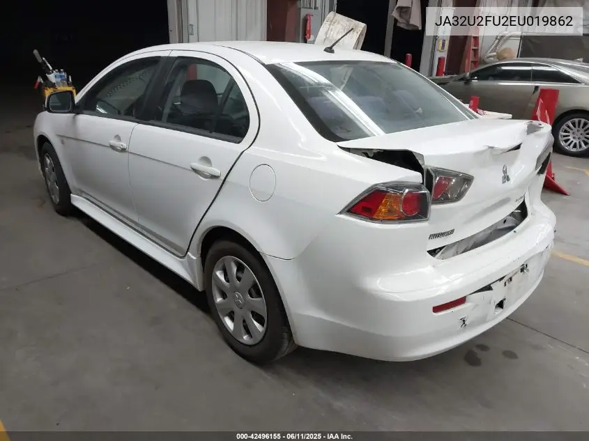 2014 Mitsubishi Lancer Es VIN: JA32U2FU2EU019862 Lot: 42500446