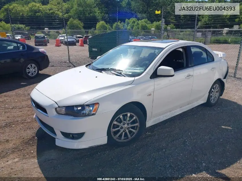 2014 Mitsubishi Lancer Es VIN: JA32U2FU6EU004393 Lot: 42661243