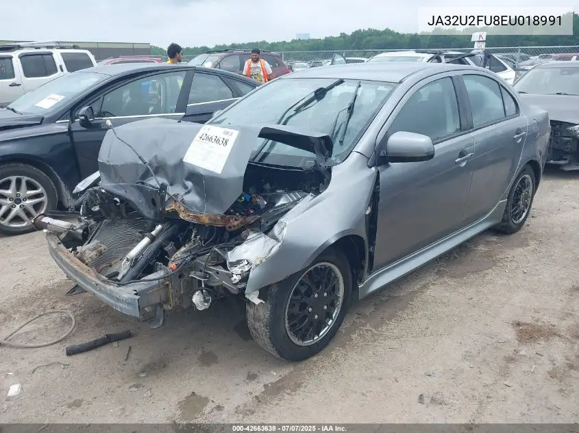 2014 Mitsubishi Lancer Es VIN: JA32U2FU8EU018991 Lot: 42663638