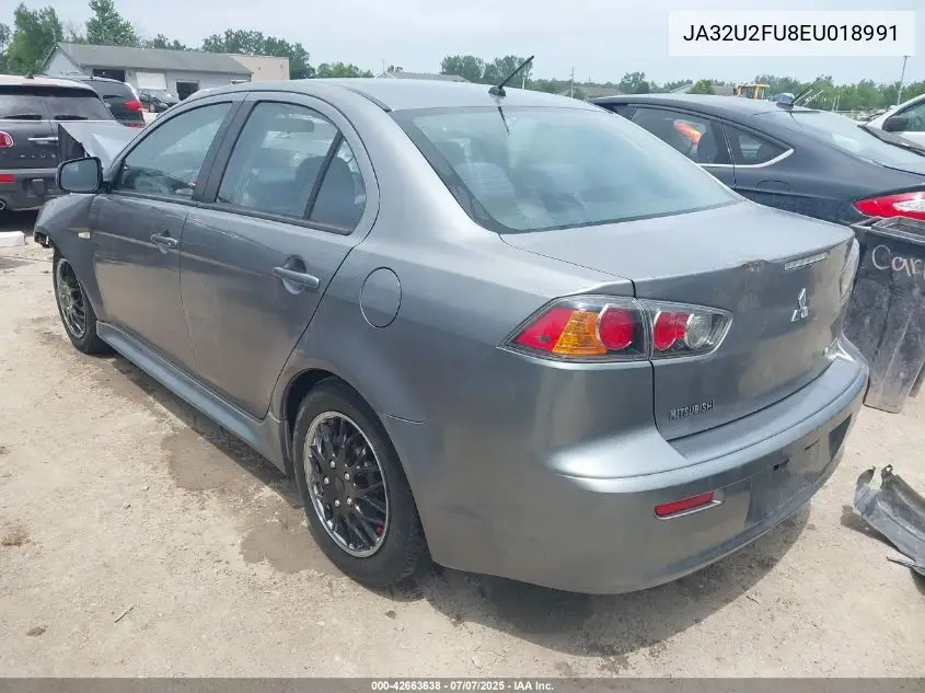 2014 Mitsubishi Lancer Es VIN: JA32U2FU8EU018991 Lot: 42663638