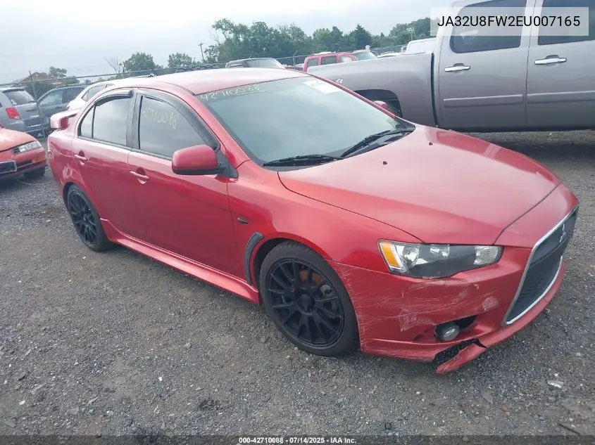 2014 Mitsubishi Lancer Gt VIN: JA32U8FW2EU007165 Lot: 42710088