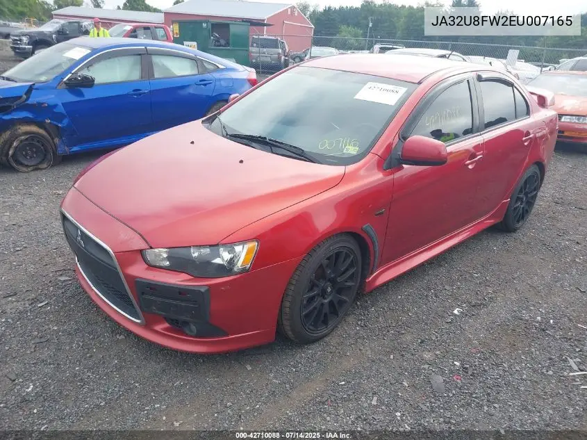 2014 Mitsubishi Lancer Gt VIN: JA32U8FW2EU007165 Lot: 42710088