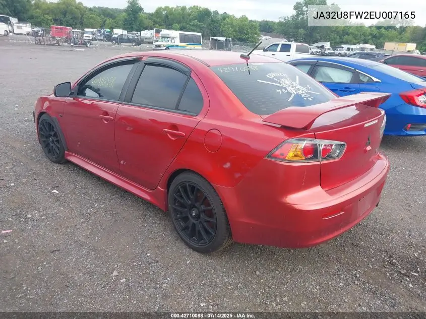 2014 Mitsubishi Lancer Gt VIN: JA32U8FW2EU007165 Lot: 42710088