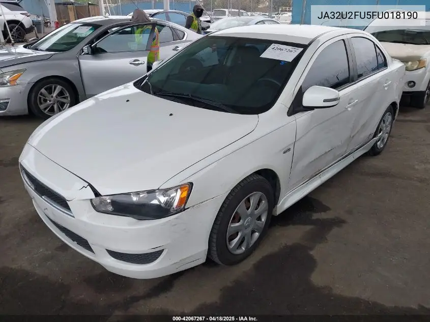2015 Mitsubishi Lancer Es VIN: JA32U2FU5FU018190 Lot: 42067267