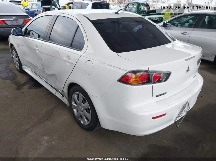 2015 Mitsubishi Lancer Es VIN: JA32U2FU5FU018190 Lot: 42067267