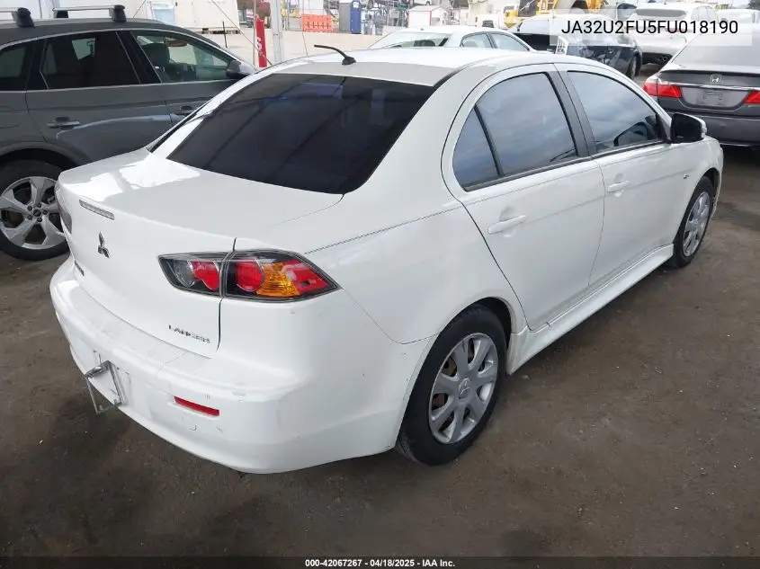 2015 Mitsubishi Lancer Es VIN: JA32U2FU5FU018190 Lot: 42067267