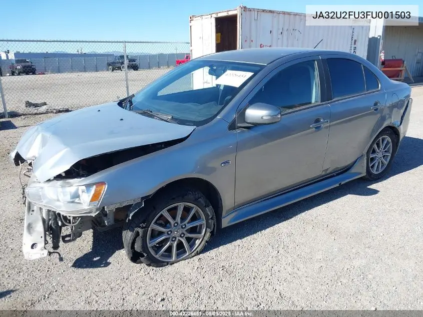 2015 Mitsubishi Lancer Es VIN: JA32U2FU3FU001503 Lot: 42226451