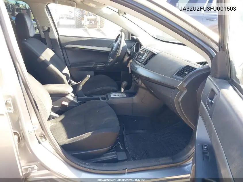 2015 Mitsubishi Lancer Es VIN: JA32U2FU3FU001503 Lot: 42226451