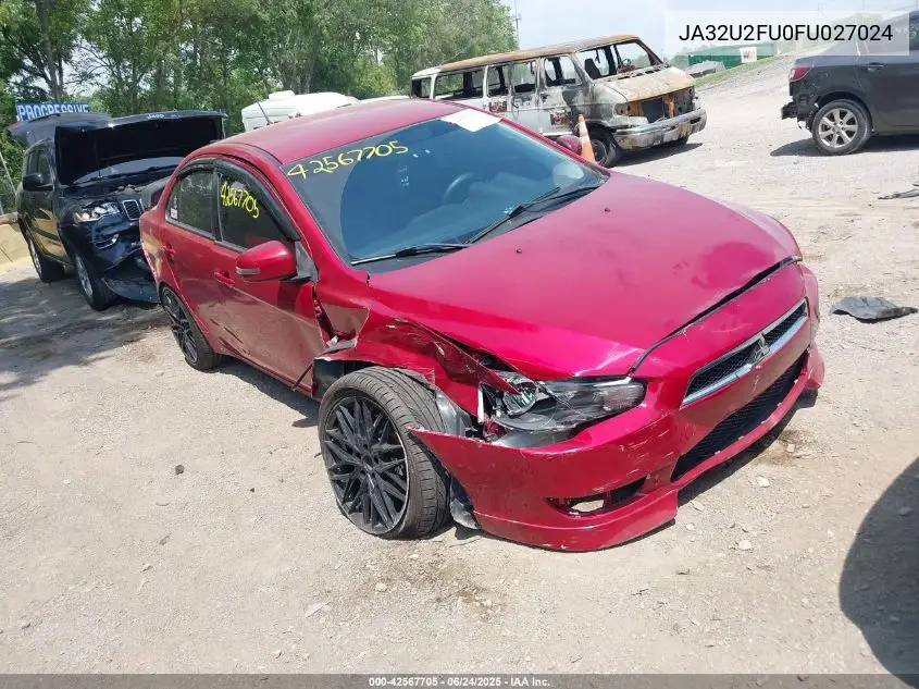 2015 Mitsubishi Lancer Es VIN: JA32U2FU0FU027024 Lot: 42567705