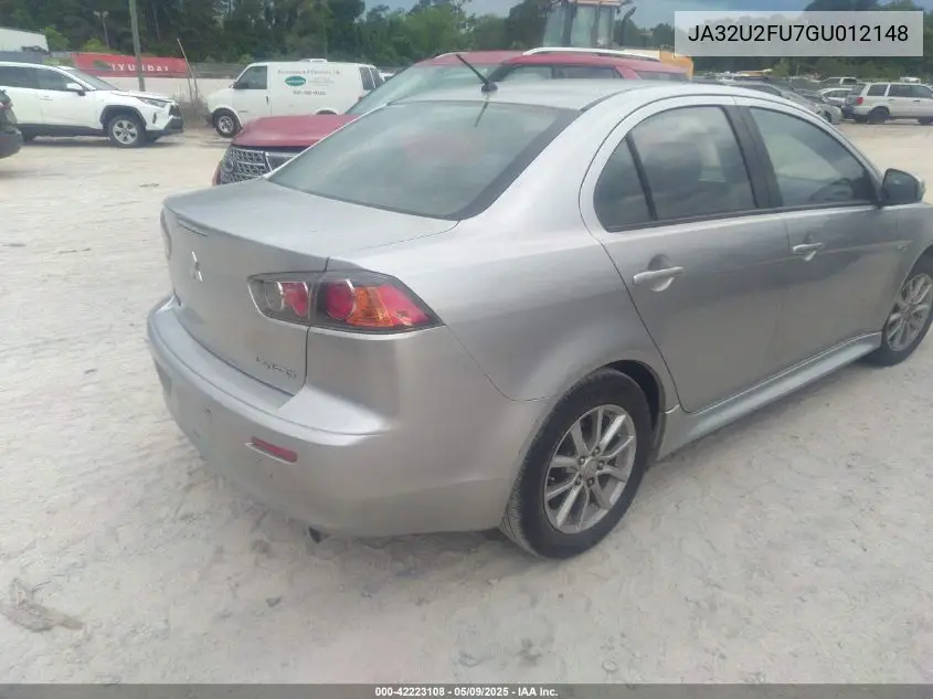 2016 Mitsubishi Lancer Es VIN: JA32U2FU7GU012148 Lot: 42223108