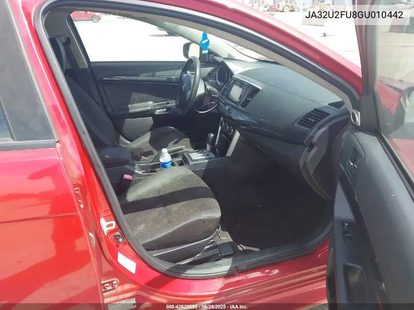 2016 Mitsubishi Lancer Es VIN: JA32U2FU8GU010442 Lot: 42620595