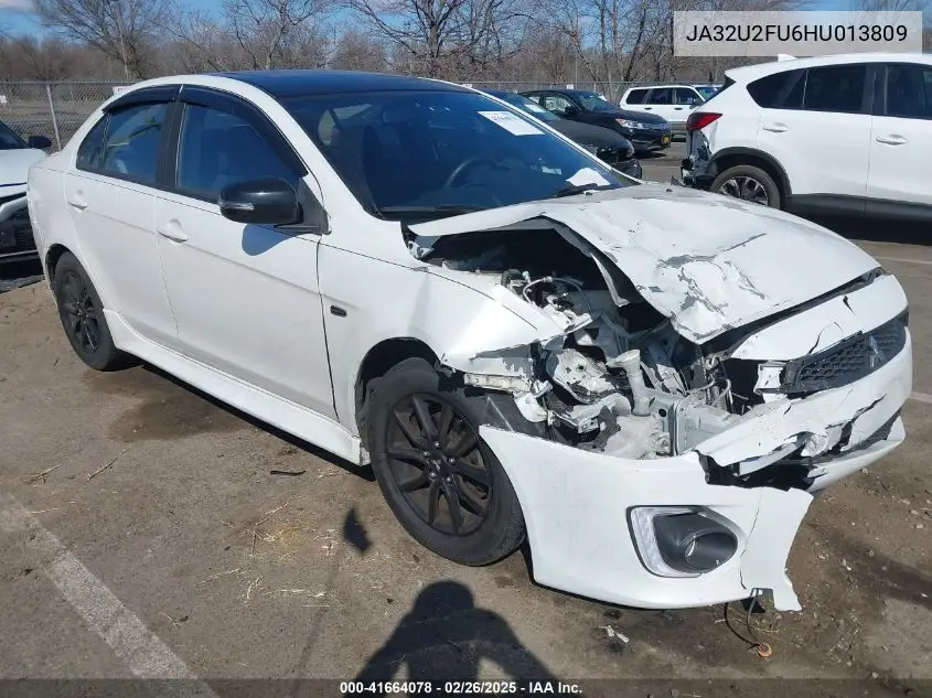 2017 Mitsubishi Lancer Le VIN: JA32U2FU6HU013809 Lot: 41664078