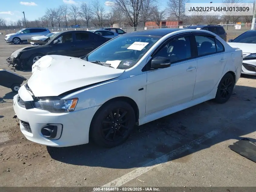 2017 Mitsubishi Lancer Le VIN: JA32U2FU6HU013809 Lot: 41664078