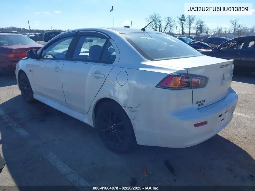 2017 Mitsubishi Lancer Le VIN: JA32U2FU6HU013809 Lot: 41664078