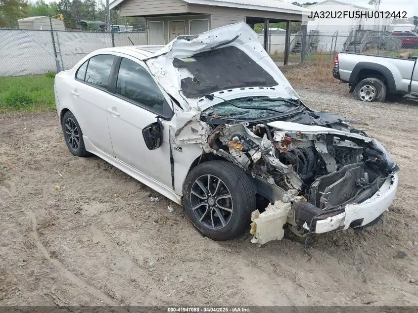 2017 Mitsubishi Lancer Es VIN: JA32U2FU5HU012442 Lot: 41947058