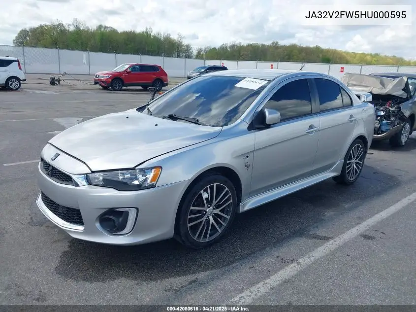 2017 Mitsubishi Lancer Se VIN: JA32V2FW5HU000595 Lot: 42080616