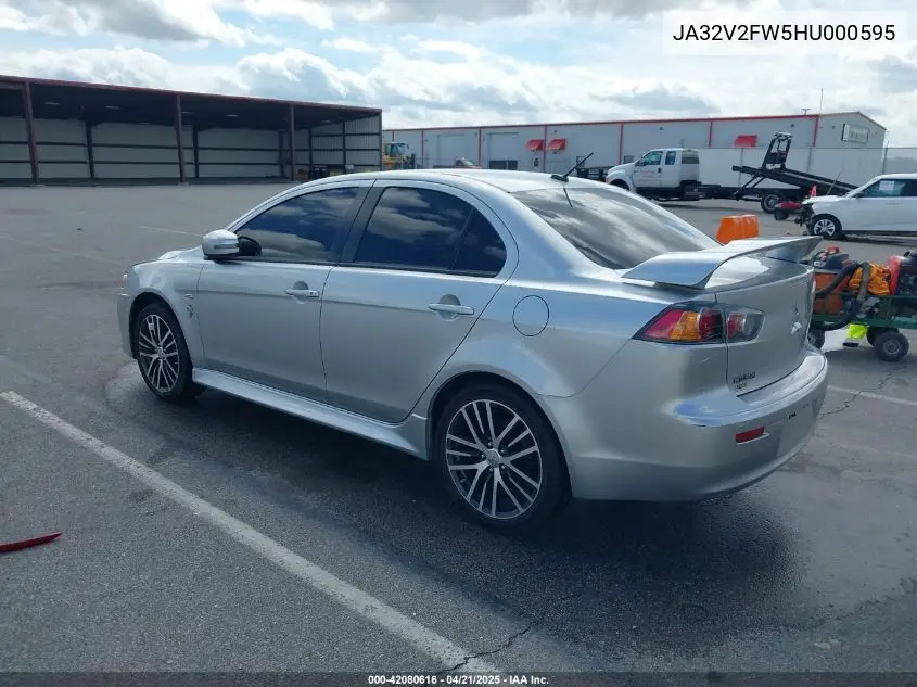 2017 Mitsubishi Lancer Se VIN: JA32V2FW5HU000595 Lot: 42080616
