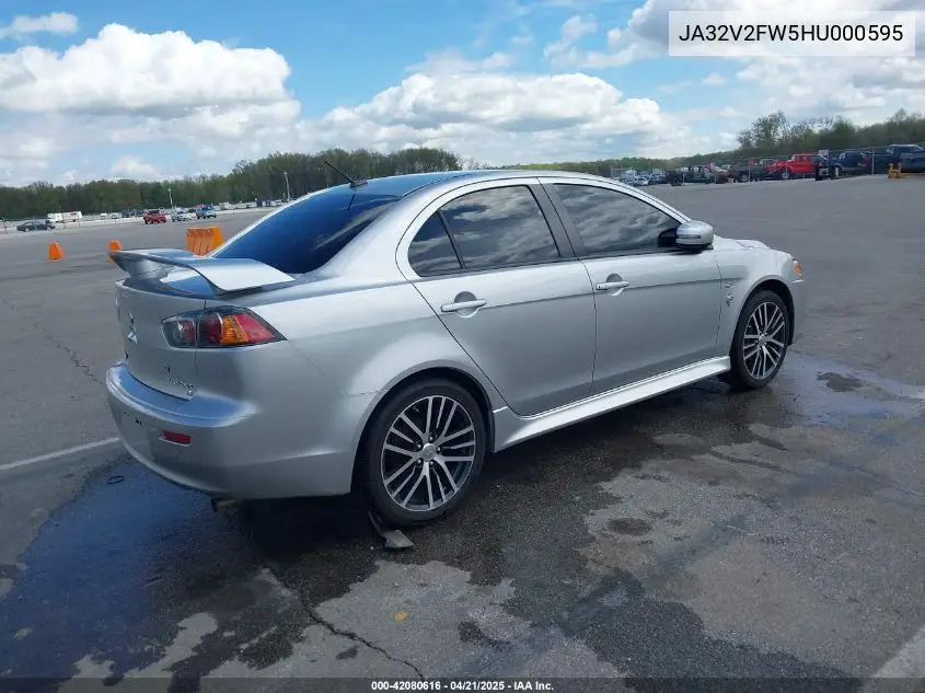 2017 Mitsubishi Lancer Se VIN: JA32V2FW5HU000595 Lot: 42080616