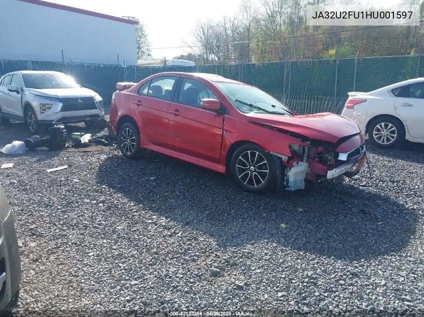2017 Mitsubishi Lancer Es VIN: JA32U2FU1HU001597 Lot: 42133354