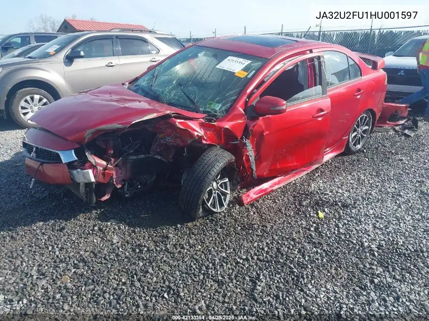 2017 Mitsubishi Lancer Es VIN: JA32U2FU1HU001597 Lot: 42133354