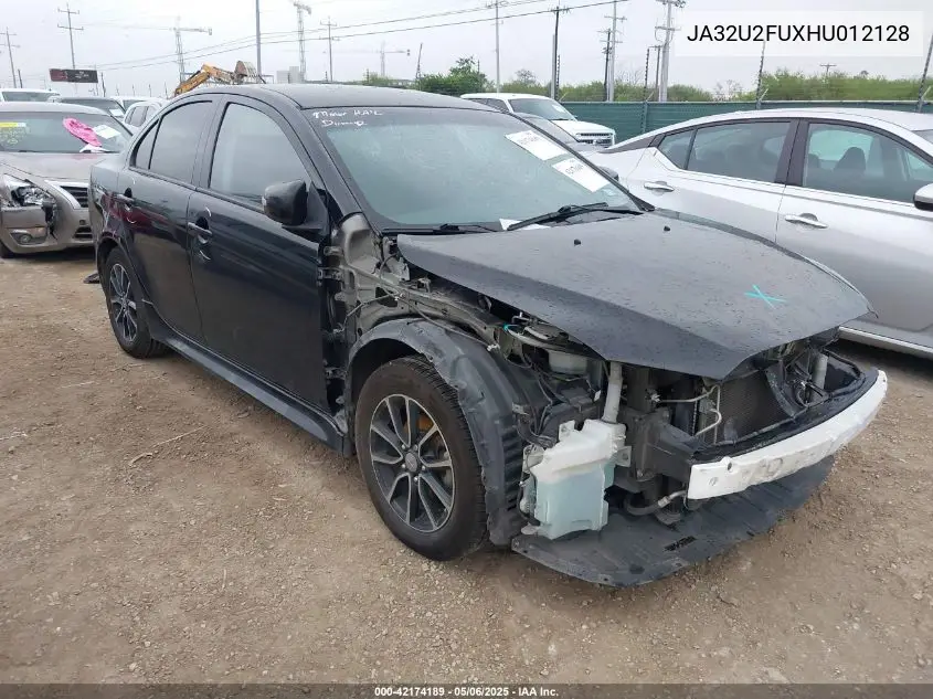 2017 Mitsubishi Lancer Es/Le VIN: JA32U2FUXHU012128 Lot: 42174189