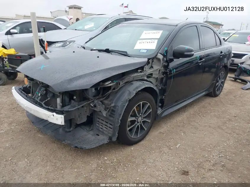 2017 Mitsubishi Lancer Es/Le VIN: JA32U2FUXHU012128 Lot: 42174189