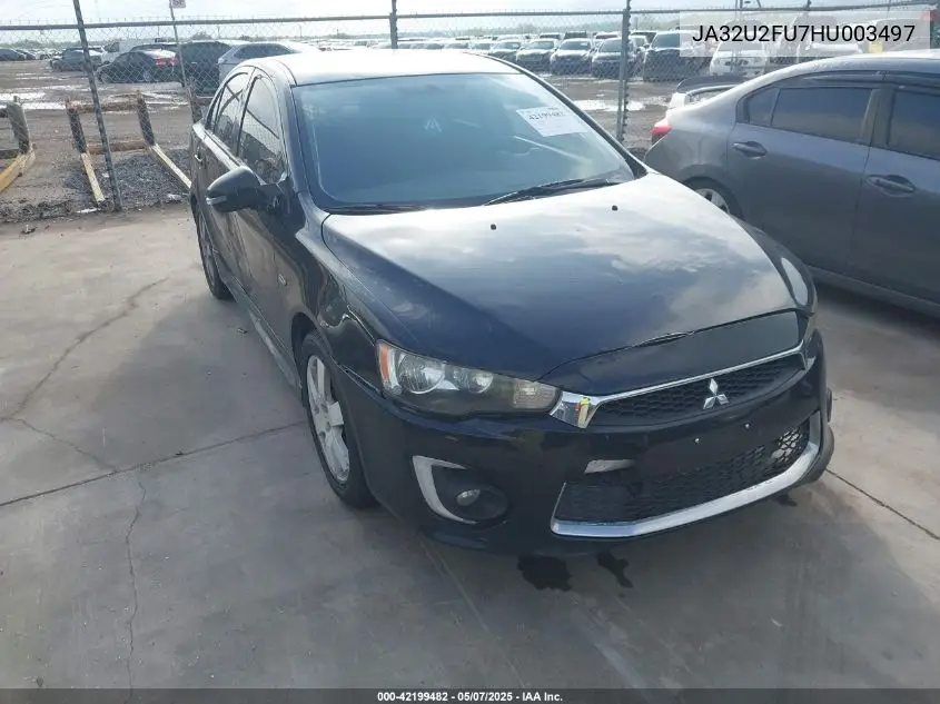 2017 Mitsubishi Lancer Es VIN: JA32U2FU7HU003497 Lot: 42199482