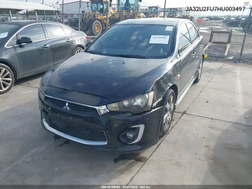 2017 Mitsubishi Lancer Es VIN: JA32U2FU7HU003497 Lot: 42199482