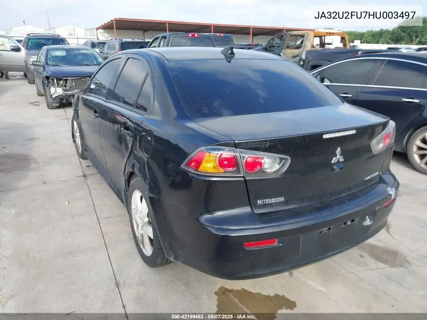 2017 Mitsubishi Lancer Es VIN: JA32U2FU7HU003497 Lot: 42199482