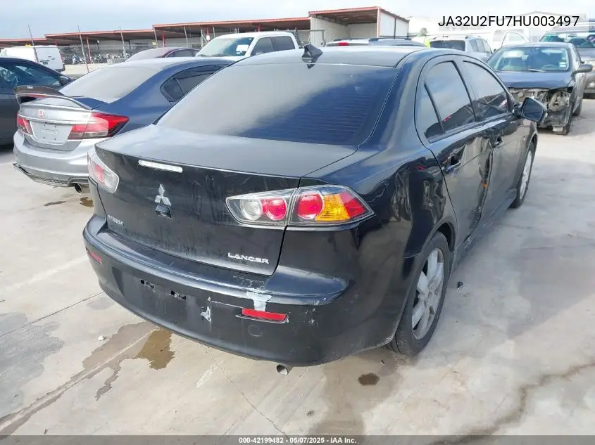 2017 Mitsubishi Lancer Es VIN: JA32U2FU7HU003497 Lot: 42199482