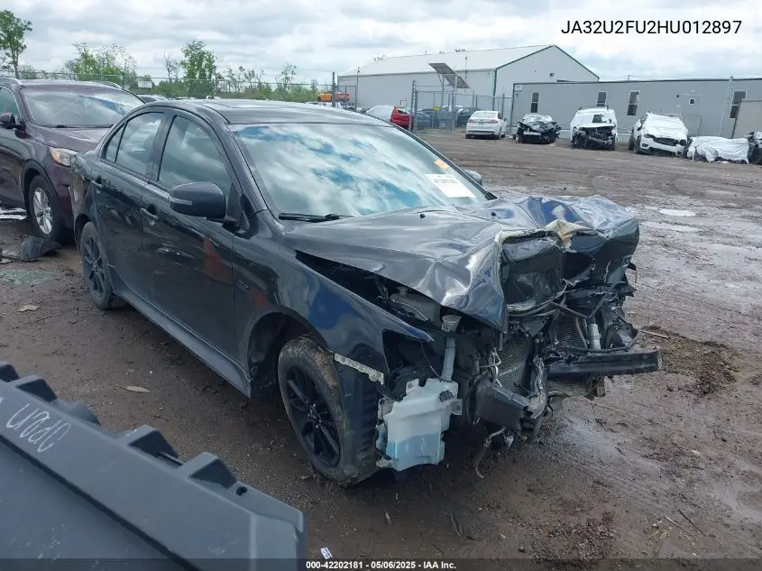 2017 Mitsubishi Lancer Le VIN: JA32U2FU2HU012897 Lot: 42202181
