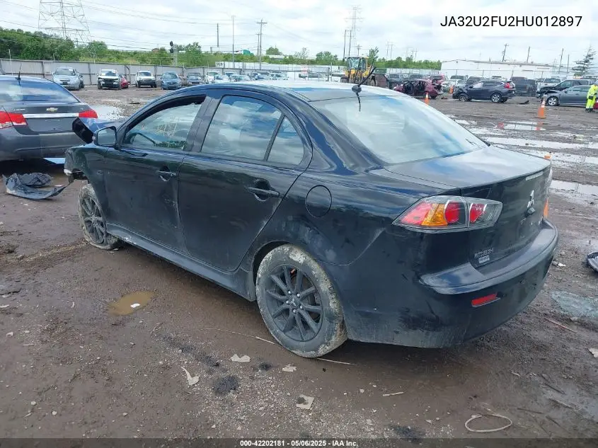 2017 Mitsubishi Lancer Le VIN: JA32U2FU2HU012897 Lot: 42202181