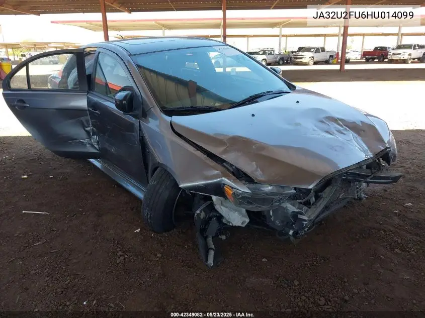 2017 Mitsubishi Lancer Le VIN: JA32U2FU6HU014099 Lot: 42349082