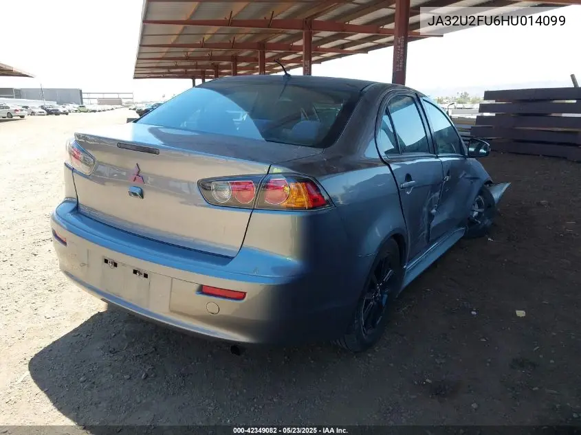 2017 Mitsubishi Lancer Le VIN: JA32U2FU6HU014099 Lot: 42349082