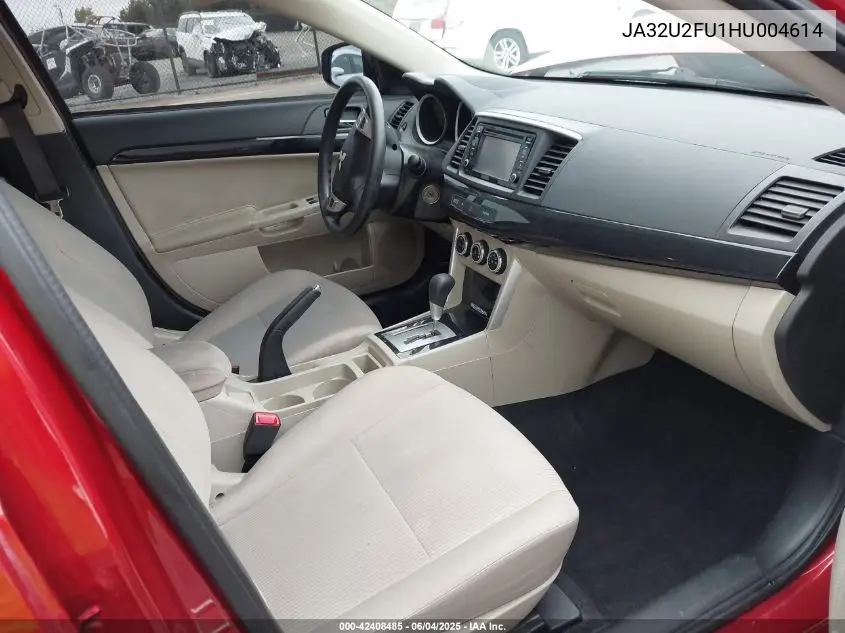 2017 Mitsubishi Lancer Es/Le VIN: JA32U2FU1HU004614 Lot: 42408485